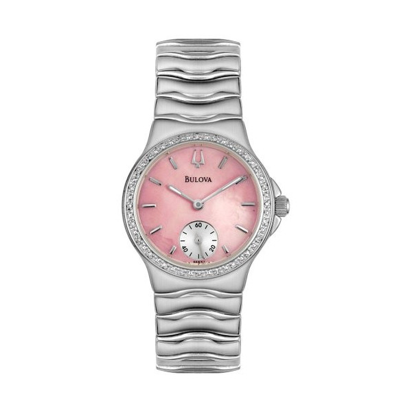 ブローバ Bulova Women's 96R57 Diamond Collection Stainless Steel Watch