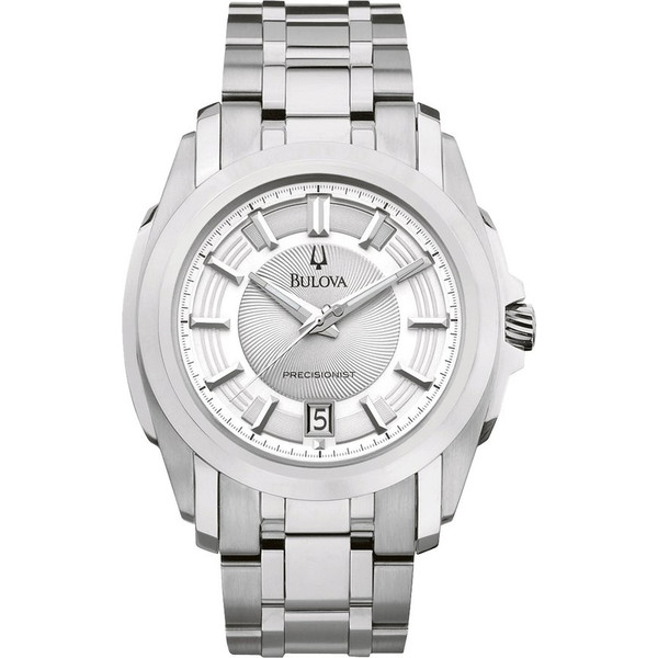 ブローバ Bulova 96b130 Mens Precisionist Longwood Silver Watch プレシジョニスト メンズ腕時計 ブローバ時計専門店